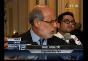 Daniel Abugattás pide a Congreso investigar nexo de Gerald Oropeza y el Apra