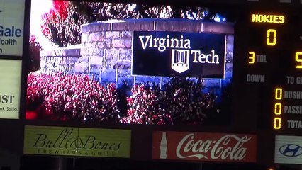 2012-11-08 - Virginia Tech vs Florida State - Hokie Enter Sandman Entrance