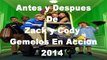 Zack y Cody Gemelos En Accion Antes y Después 2014