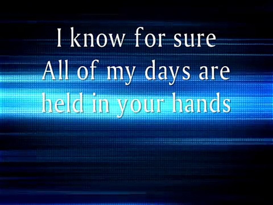 Potter's Hand by Hillsong with lyrics video Dailymotion