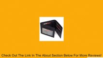 Wallet Leather Wallet Alpine Swiss Mens Bifold Trifold Hybrid Foldout ID Case 15 Slots-Black Review