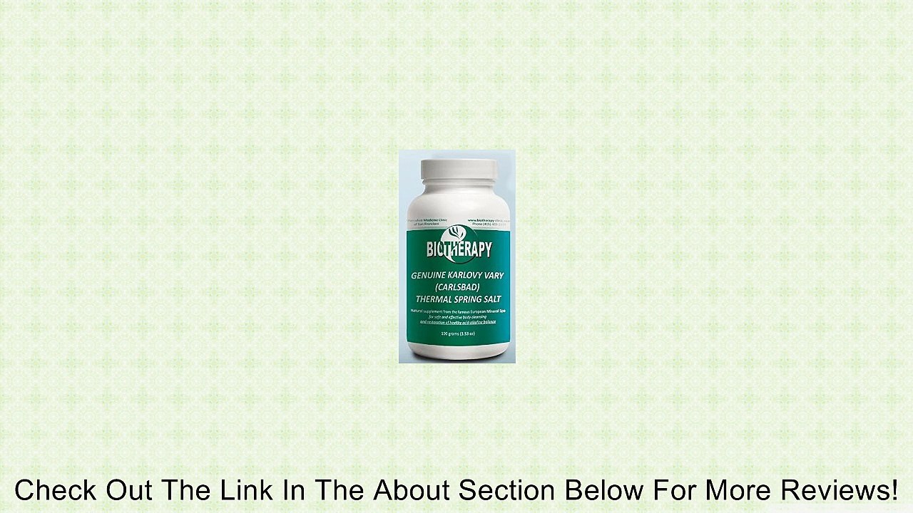 Biotherapy Karlovy Vary Healing Mineral Water Review