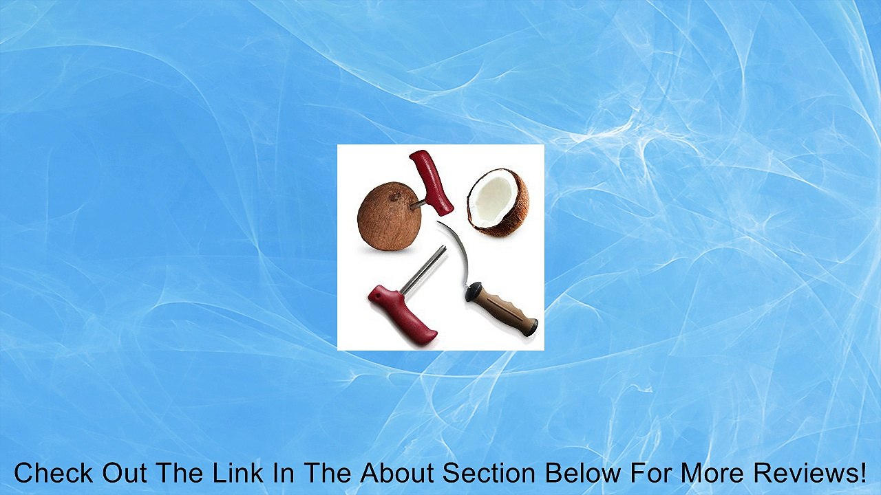 CocoGapor Bundle of Coconut Drill, The Coconut Tool and Recipes - Drink Your Coconut and Eat It, Too! - Discover the Easy Way to Open a Coconut Review