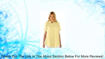 Women's Plus Size Petite Shirt, Gauze With Generous Fit Review
