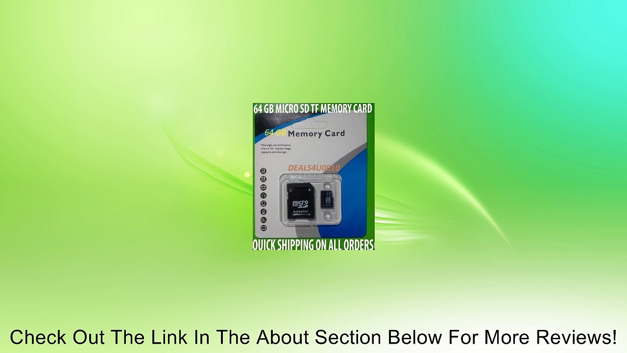 SUNMME 64GB Micro SD Card CLASS 10 FOR THE NEW SAMSUNG GALAXY S5 Review