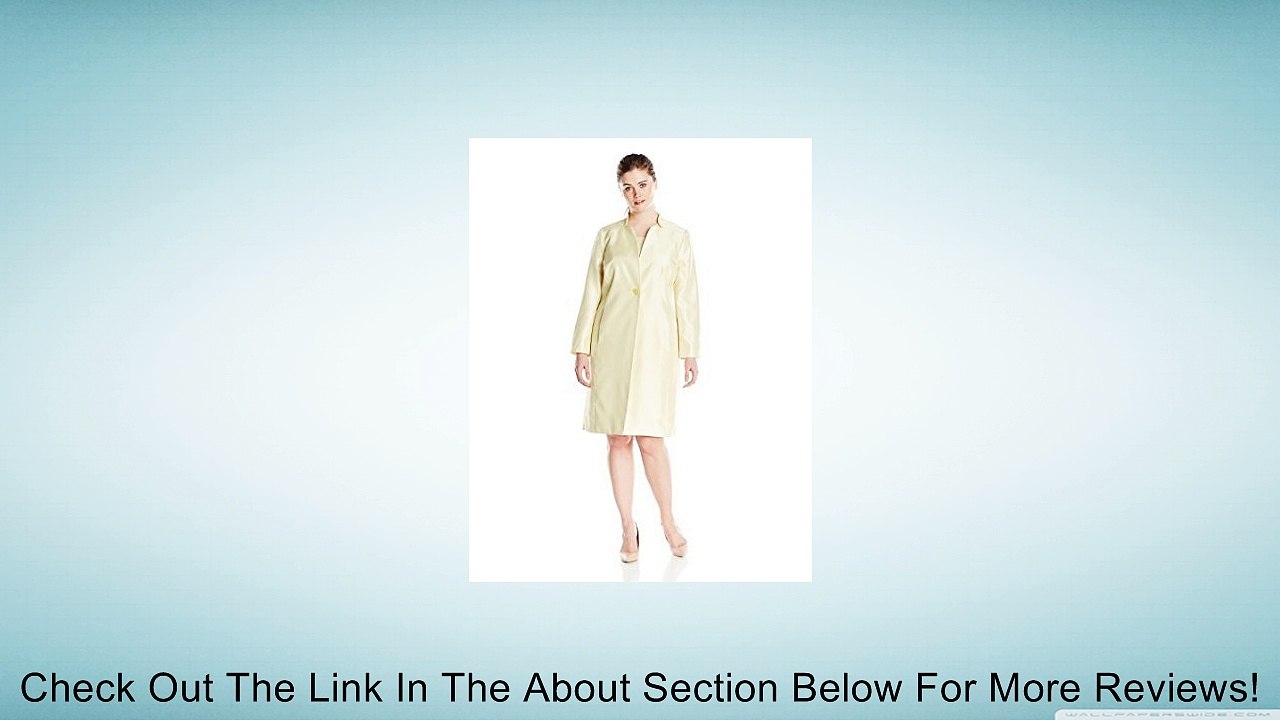 Le Suit Women's Plus-Size Shanting Coat Dress Set Review