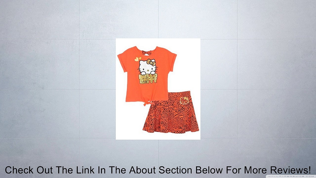 Hello Kitty Big Girls' "Cute & Wild" 2-Piece Outfit Review