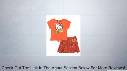 Hello Kitty Big Girls' "Cute & Wild" 2-Piece Outfit Review