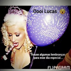 Lembranças para o seu aniversário Lucas! :)