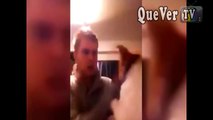 Joven recibe paliza por golpear brutalmente a su perro