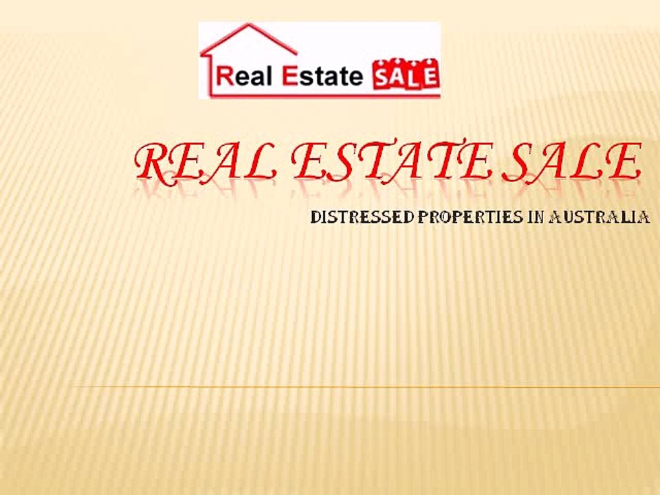REAL ESTATE SALE