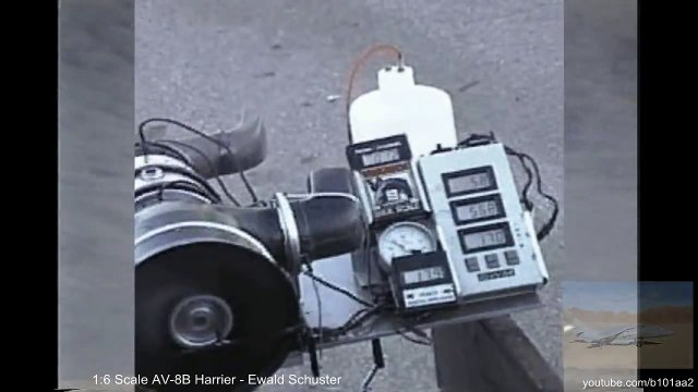 AV-8 Harrier - With VTOL Airframe Testing - RC Jet Turbine Power