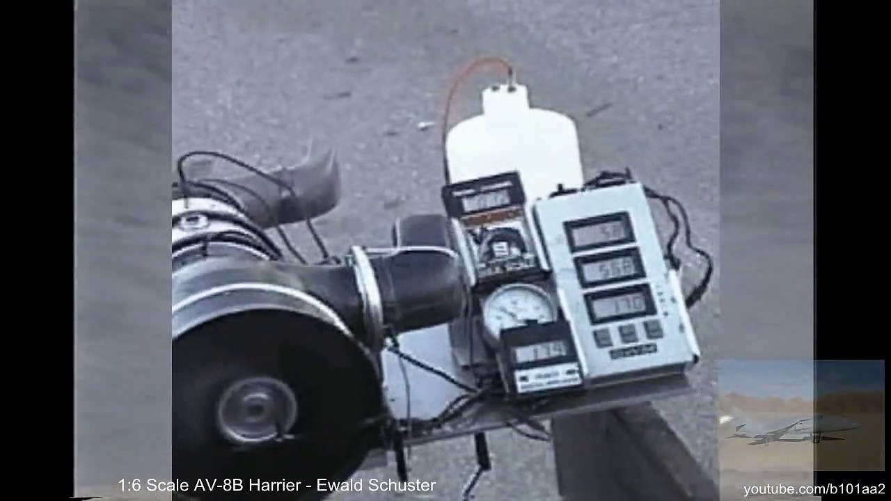 AV-8 Harrier - With VTOL Airframe Testing - RC Jet Turbine Power