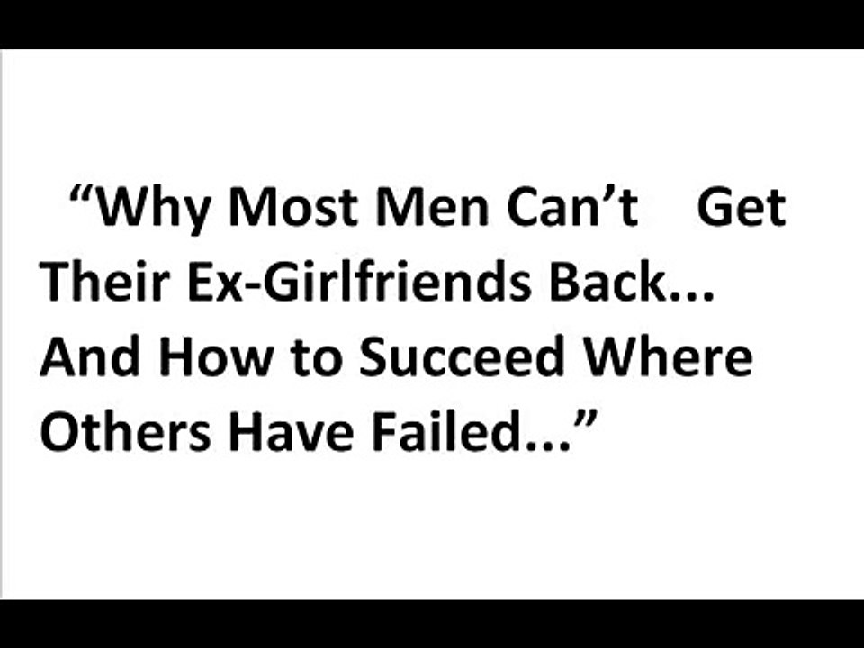 Ex Recovery System get Your Ex Back