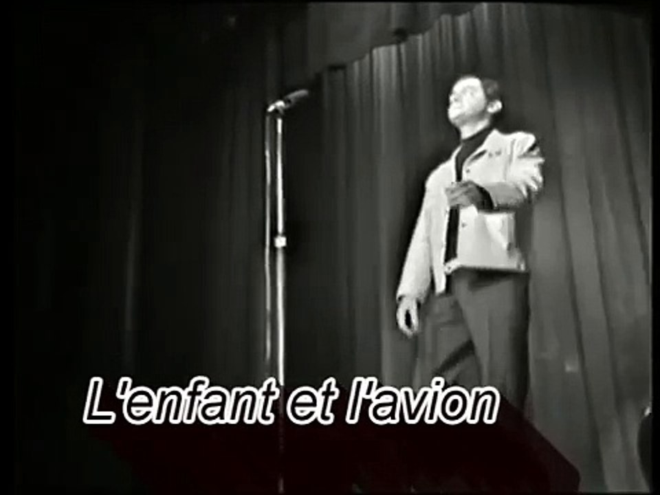 SERGE REGGIANI   ( L'enfant et L'avion )
