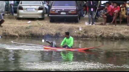 Power Boat Hydroplane Racing Longtails in Thailand