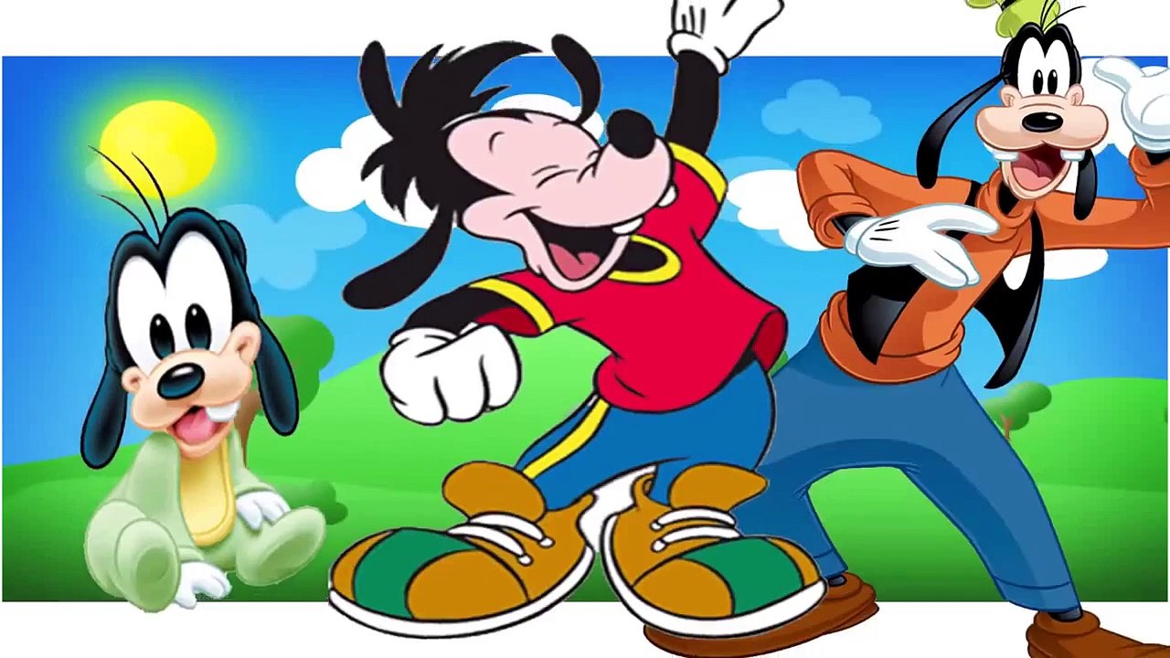 Goofy Finger Family Collection Disney Goofy Cartoon Animation Nursery Rhymes for Children