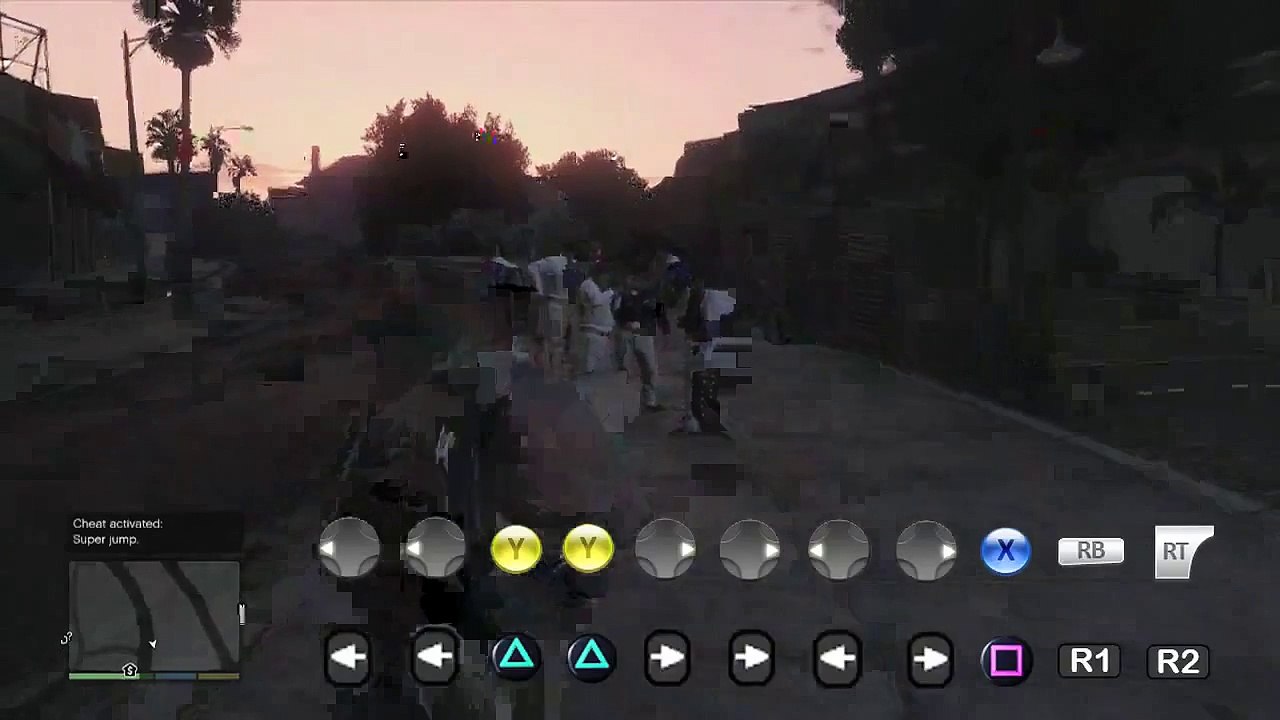 GTA 5 Super Jump Cheat Code Xbox 360 PS3 GTA V Gameplay video Dailymotion