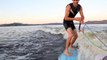 Dubbo surfing,  Wake surfing, surfing behind boat,