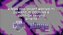 Kings Pre-Draft Workout: DeMarcus Cousins & Derrick Favors 6/12/10