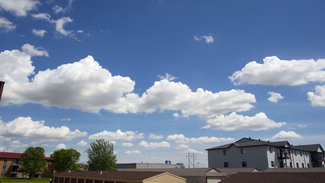 May 28, 2015 storm clouds building up (30x time lapse)