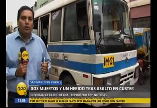 San Martín de Porres: Sexagenaria y delincuente murieron en asalto a cúster