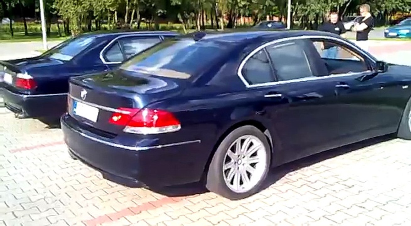 BMW e66 750i vs BMW e38 740il - video Dailymotion