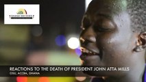 Public Views on the Death of President Atta Mills - Ghanaian Student #RIPMills