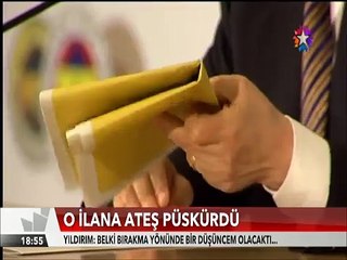 Aziz Yıldırım hakkındaki ilana ateş püskürdü 'Öyle 3 tane bacaksız zibidiye hesap vermem'
