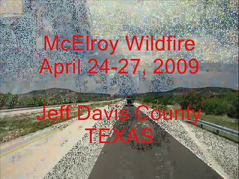 McElroy Fire - Davis Mountains 2009