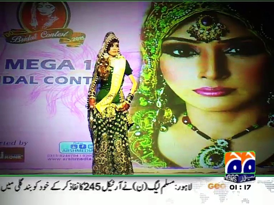 4th Time in Pakistan Mega 100 Bridal contest 24 MAY 2015 At Expo Centre Karachi