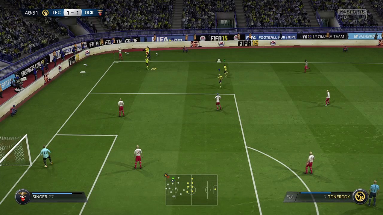 Just when you think you stop me I score 