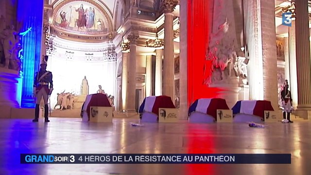 Après une cérémonie solennelle, quatre figures de la Résistance sont entrées au Panthéon
