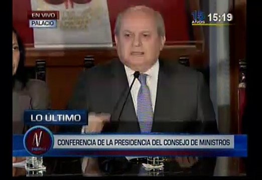 Gobierno peruano descarta alguna “responsabilidad política” en fuga de Belaunde Lossio