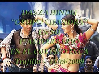 DANZA HINDU "GRUPO CHANDRA" -Ishq Kamina.(1º Aniversario)trujillo