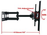 VideoSecu Articulating TV Wall Mount for LG 42