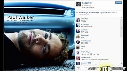 RIHANNA Reacts to PAUL WALKER DEATH! New Twitter Post Reaction