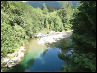 Dropping boulders off a bridge (super slo-mo)