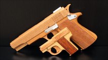 Ultra compact rubber band gun