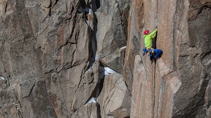 Tommy Caldwell Fights His Way Up Ice-Covered Crack Line | Epic...