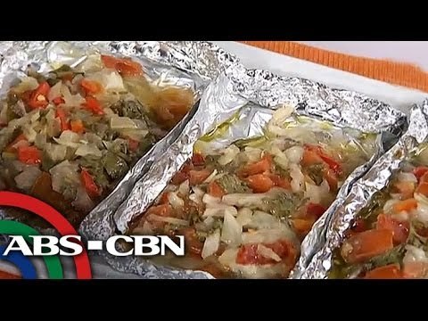 Dyan Castillejo's baked tilapia con gulay