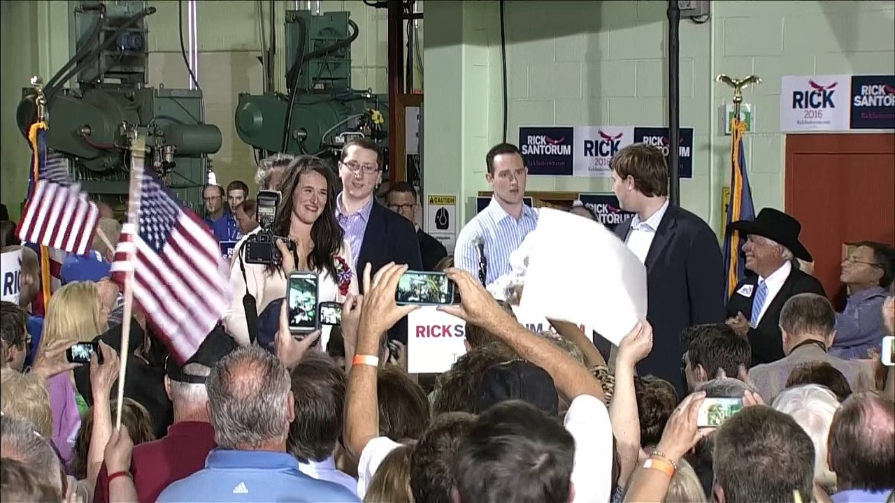 Conservative Rick Santorum re-launches White House bid