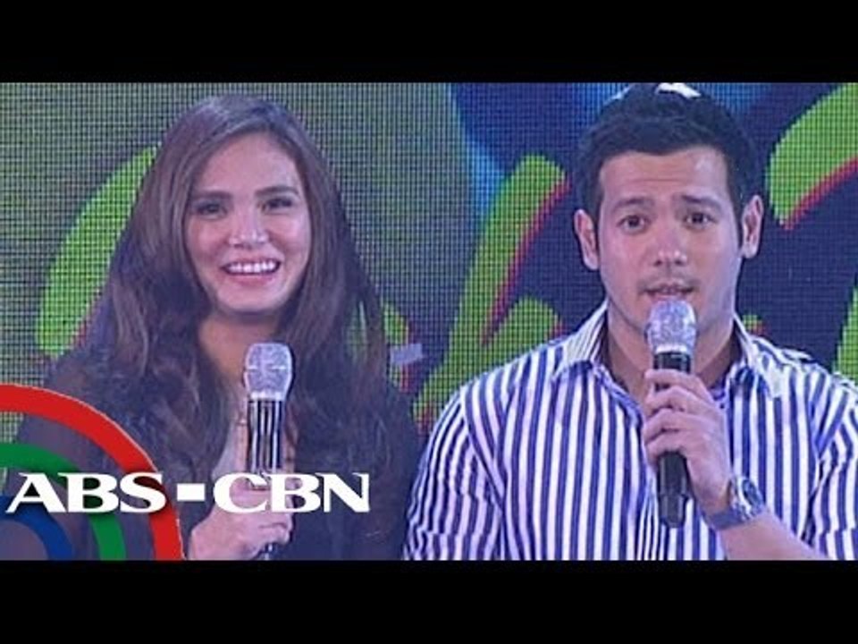 Isabel Oli serenades John Prats