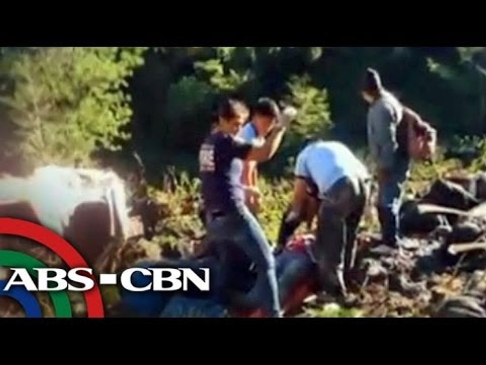 Bus falls off ravine; Tado Jimenez, 13 others killed