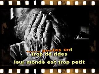 karaoké de Jacques Brel Les vieux