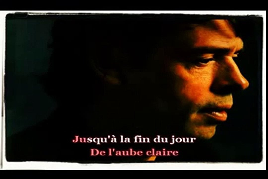 karaoké de Jacques Brel La chanson des vieux amants