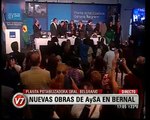 Visión Siete: La Presidenta inauguró obras desde Quilmes