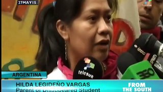 Ayotzinapa Family Members Address Argentine Supporters.