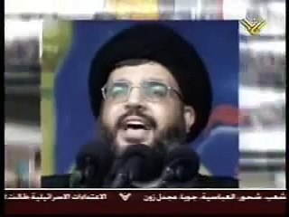 سيدة تطلب عبائة السيد حسن نصرالله أثناء الحرب