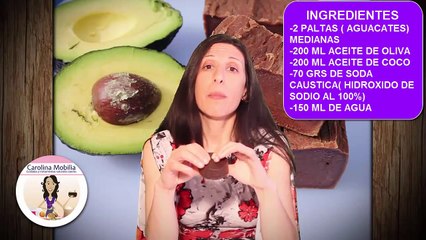 JABON DE AGUACATE (palta) FRESCO , OLIVA Y COCO. Para piel seca, envejecida, psoriasis.